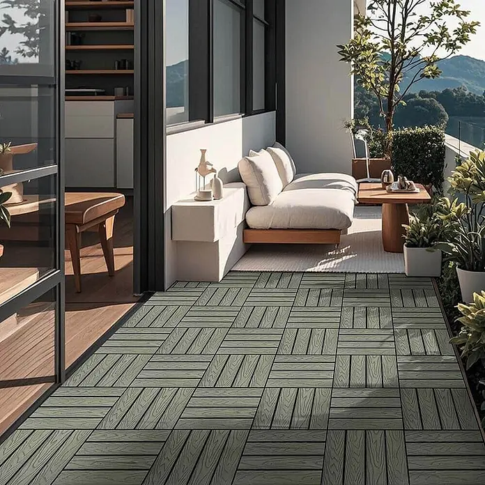 Home Deluxe Terrassenfliese BAVARO PREMIUM 7,5m² - Antik, Matt