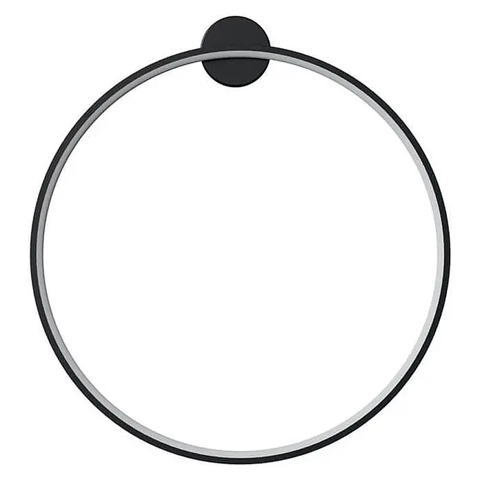 HOME DELUXE LED-Wandleuchte RAYON Schwarz - 60 cm - 