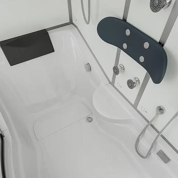 Home Deluxe Komplettdusche ALLIN 2IN1 - Weiß