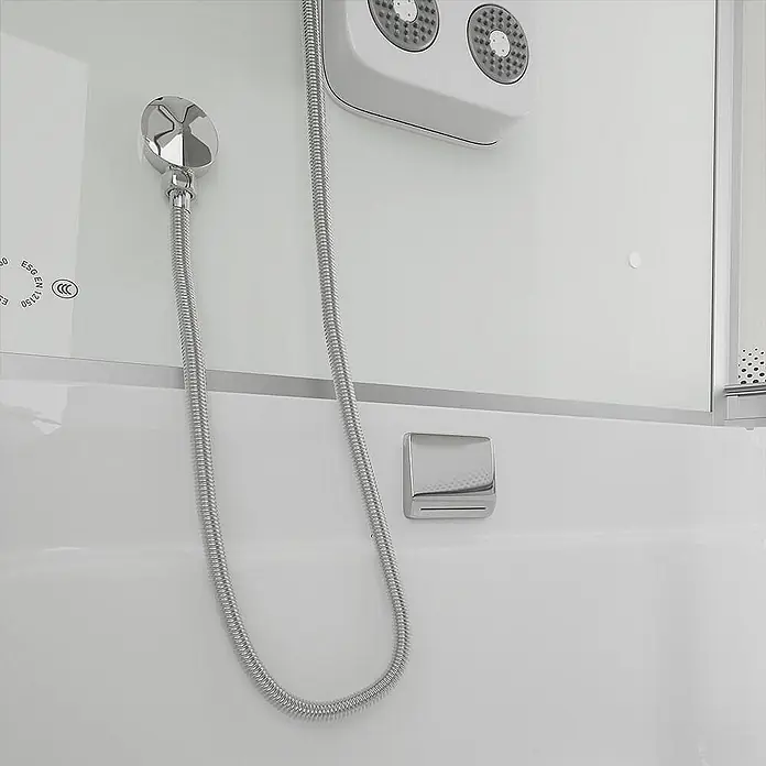 Home Deluxe Komplettdusche ALLIN 2IN1 - Weiß