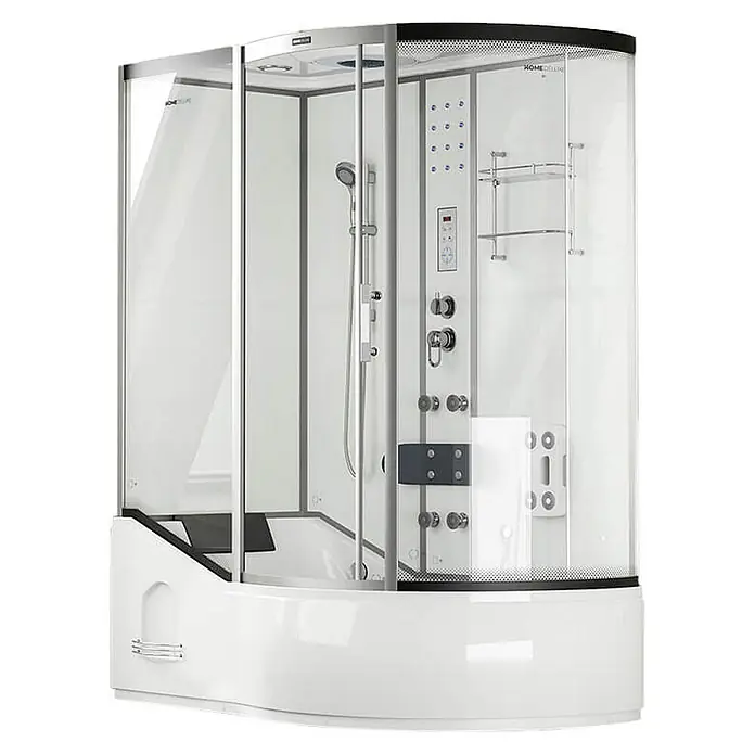 Home Deluxe Komplettdusche ALLIN 2IN1 - Weiß