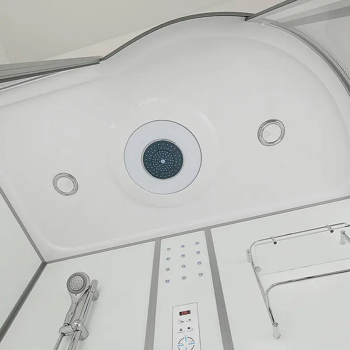 Home Deluxe Komplettdusche ALLIN 2IN1 - Weiß