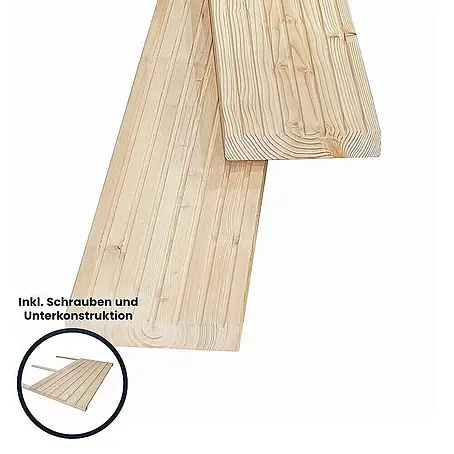 Home Deluxe  Terrassenfliese ARIS Lärche 2 m²