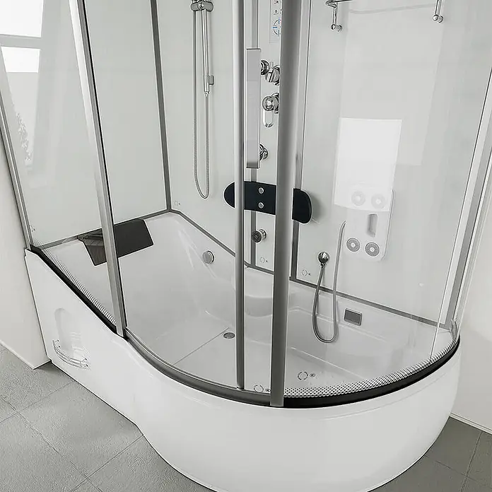 Home Deluxe Komplettdusche ALLIN 2IN1 - Weiß