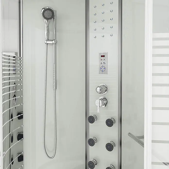 Home Deluxe Komplettdusche WHITE PEARL - Weiß