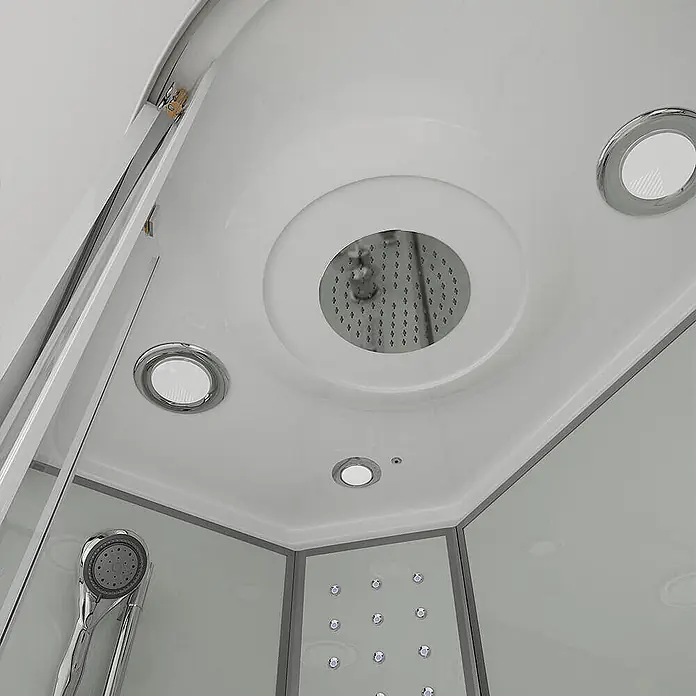Home Deluxe Komplettdusche WHITE PEARL - Weiß