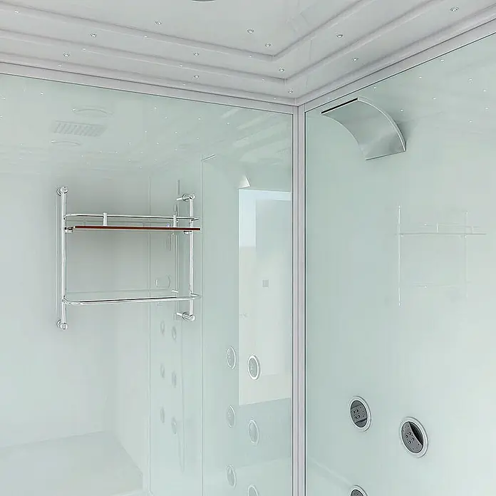 Home Deluxe Komplettdusche DESIGN XL - Weiß