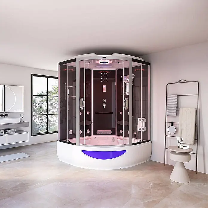 Home Deluxe Komplettdusche EXCLUSIVE - Schwarz