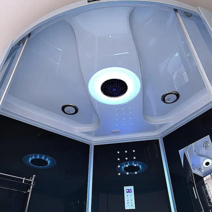 Home Deluxe Komplettdusche EXCLUSIVE - Schwarz