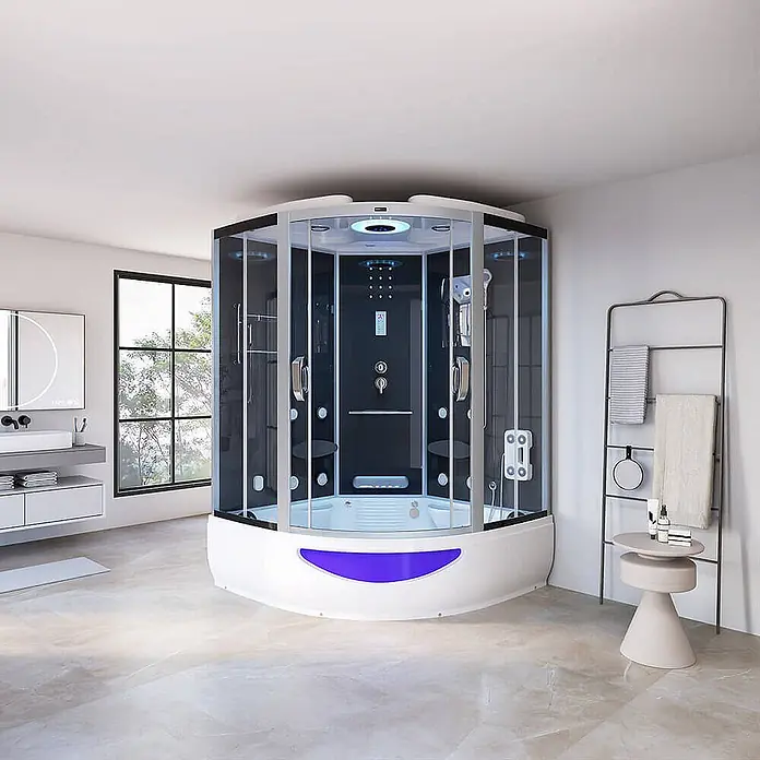 Home Deluxe Komplettdusche EXCLUSIVE - Schwarz