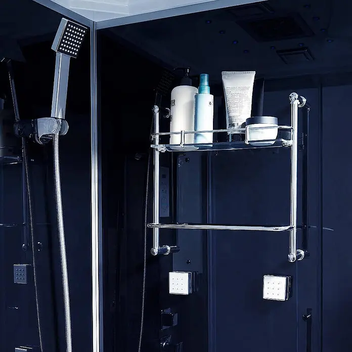 Home Deluxe Komplettdusche WAVE S - Schwarz