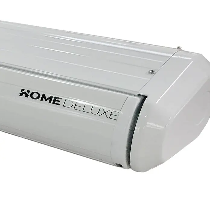 Home Deluxe LED-Vollkassettenmarkise ELOS - Sandfarben - 395 x 300 cm - 