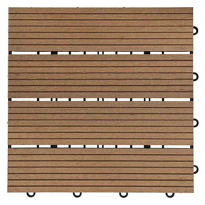 Home Deluxe Terrassenfliese BAVARO 6m² - Teak, Matt