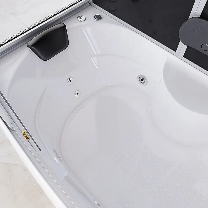 Home Deluxe Komplettdusche DIAMOND BIG - Schwarz