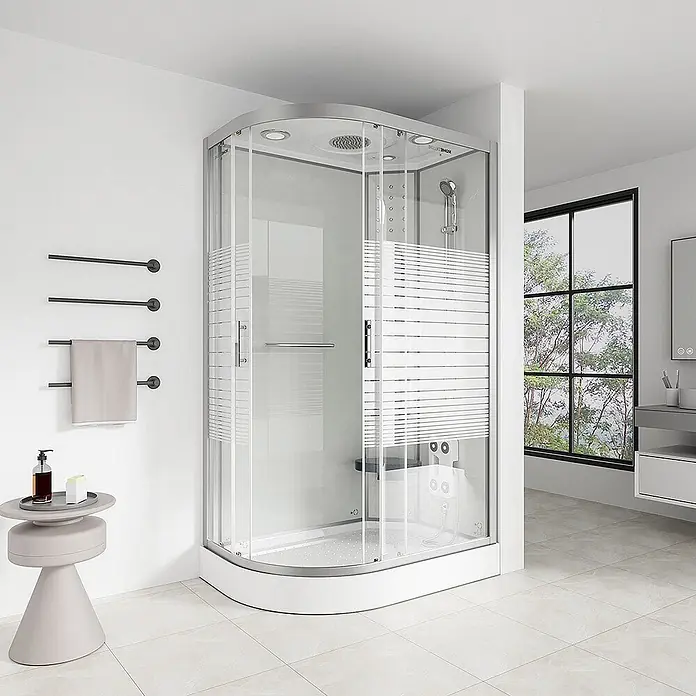 Home Deluxe Komplettdusche WHITE PEARL - Weiß