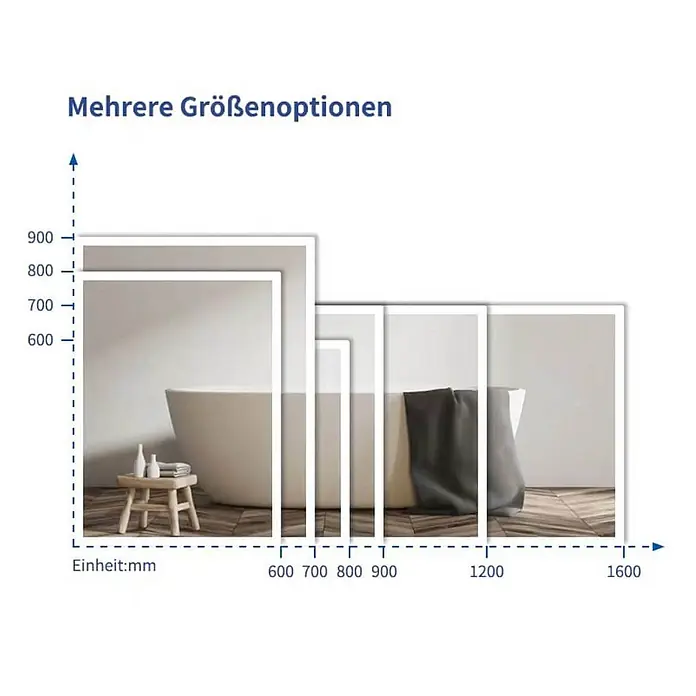 Home Deluxe Spiegel NOLA 120 x 70 cm - 