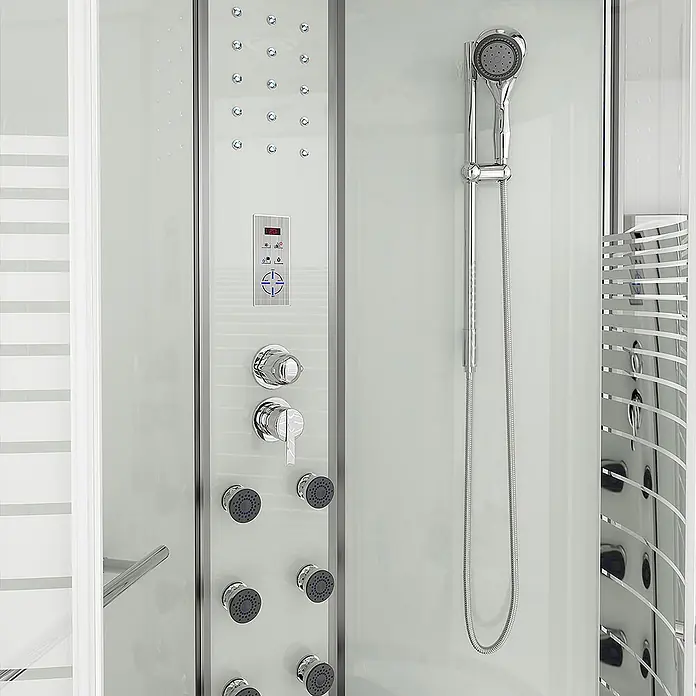 Home Deluxe Komplettdusche WHITE PEARL - Weiß
