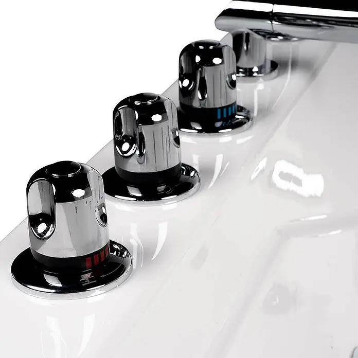 Home Deluxe Whirlpool BLUE OCEAN Ausrichtung Rechts - Weiß