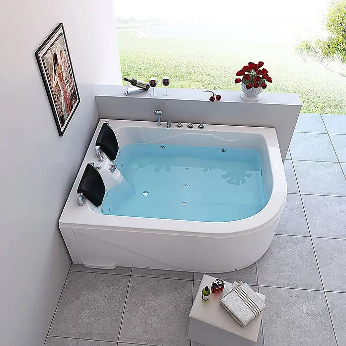 Home Deluxe Whirlpool BLUE OCEAN Ausrichtung Rechts - Weiß