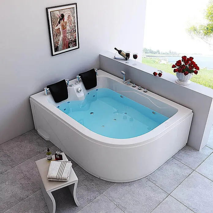 Home Deluxe Whirlpool BLUE OCEAN Ausrichtung Rechts - Weiß
