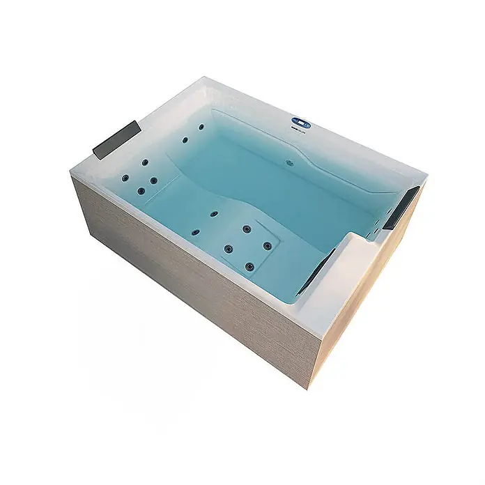 HOME DELUXE Outdoor Whirlpool NIMBUS DELUXE PURE – ohne Treppe und Thermoabdeckung - 