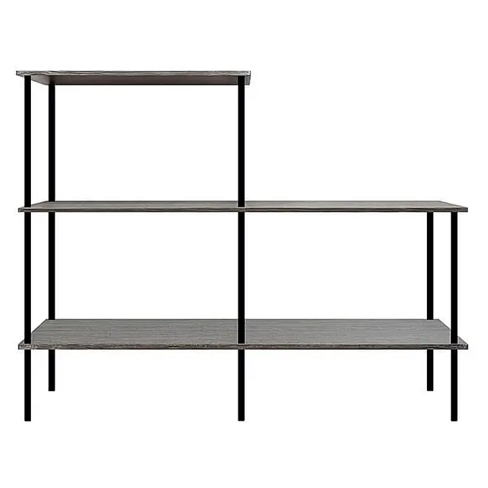 HOME DELUXE Regal INDU Dark Oak 140 x 110 cm - 