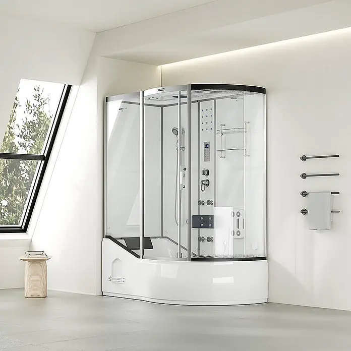 Home Deluxe Komplettdusche ALLIN 4IN1 - Weiß
