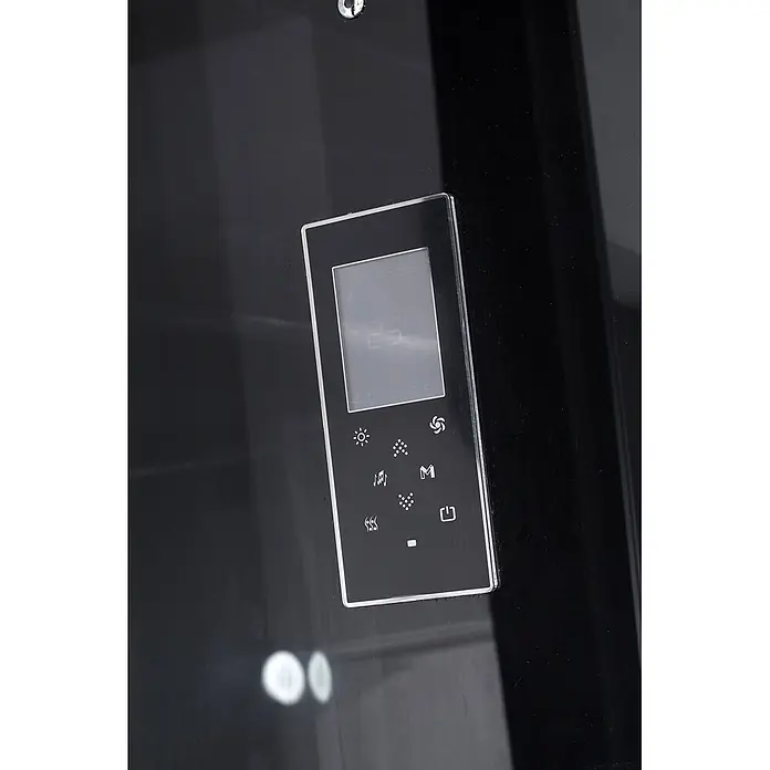 Home Deluxe Dampfdusche LUXORY XL Schwarz - 