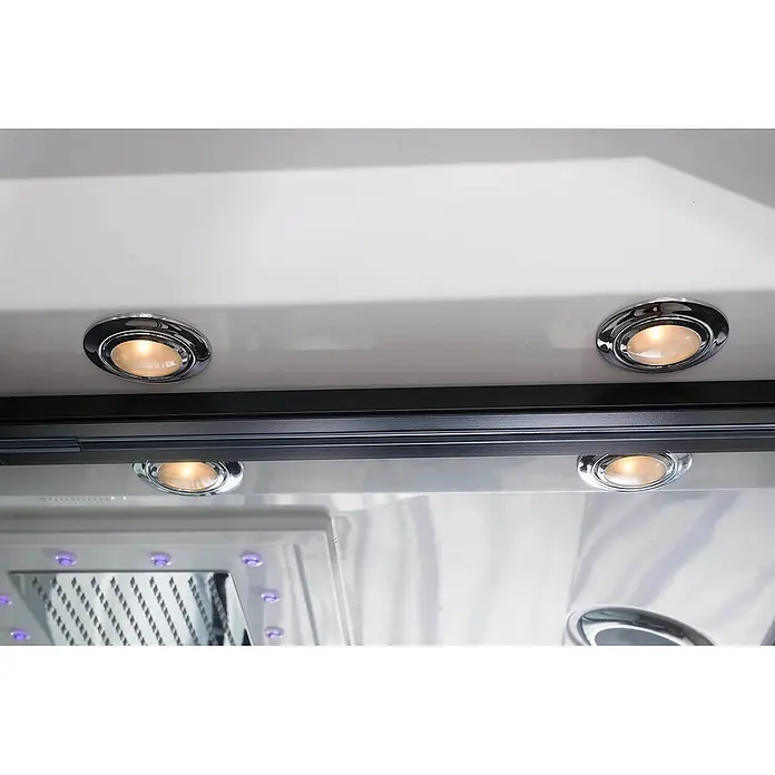 Home Deluxe Dampfdusche LUXORY XL Schwarz - 
