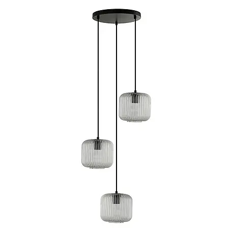 HOME DELUXE Hängeleuchte aus Glas LILY - Transparent