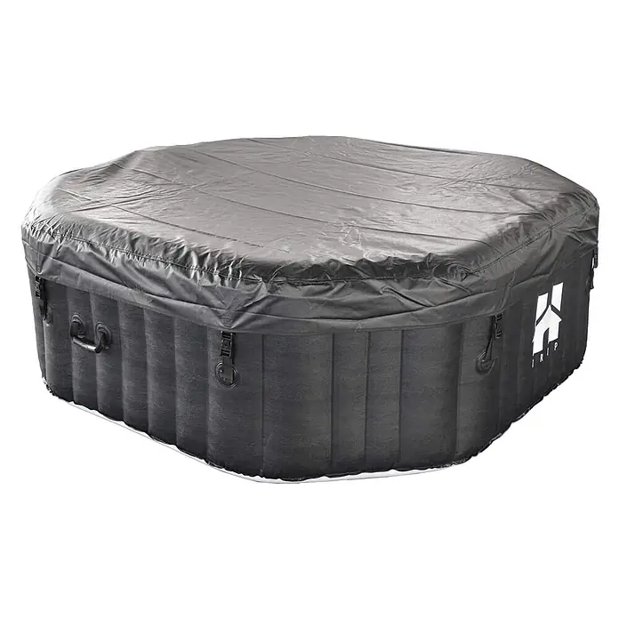 Home Deluxe Mobil-Whirlpool DROP inkl. Abdeckung - Schwarz