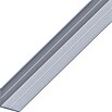 Kantoflex Winkelprofil (1.000 x 23,5 x 23,5 mm, Stärke: 1,5 mm, Aluminium, Blank)