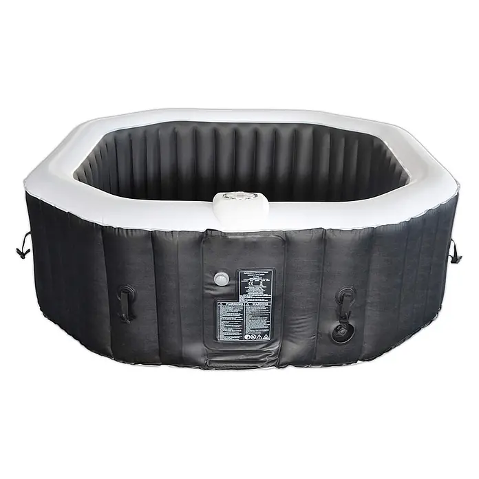 Home Deluxe Mobil-Whirlpool DROP inkl. Abdeckung - Schwarz