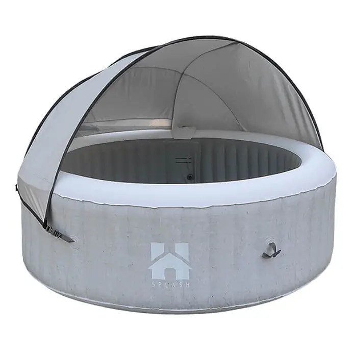 Home Deluxe Whirlpool Sonnendach AQUASUN - Grau