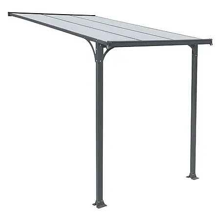Home Deluxe Vordach CUBIS M - 222 x 150 x 238 / 258 cm