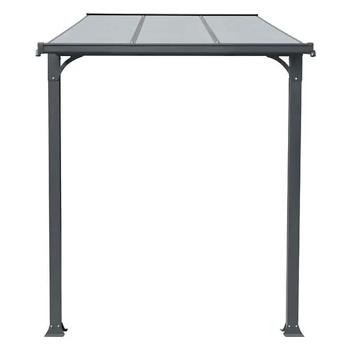 Home Deluxe Vordach CUBIS M - 222 x 150 x 238 / 258 cm - 