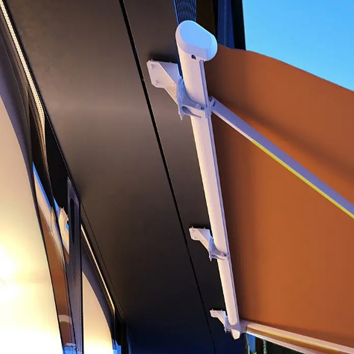 Home Deluxe LED-Vollkassettenmarkise ERA - Farbe: Weiß, Menge: 2 - 