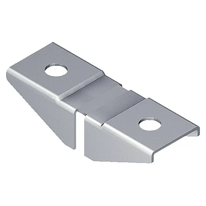 Dolle Aleta doble de acero - 2 lados, Apto para: Soporte con cuadrícula 32, 6 ud. - Soporte metálico con dos agujeros. Ideal para montajes seguros y construcciones estables.