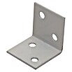 Stabilit Escuadra ancha (40 x 40 mm, Blanco, Acero, 4 agujeros)