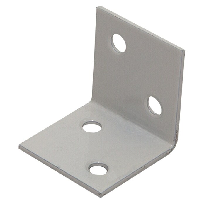 Stabilit Versterkingshoek (30 x 30 mm, Wit, Staal, 4 gaten)