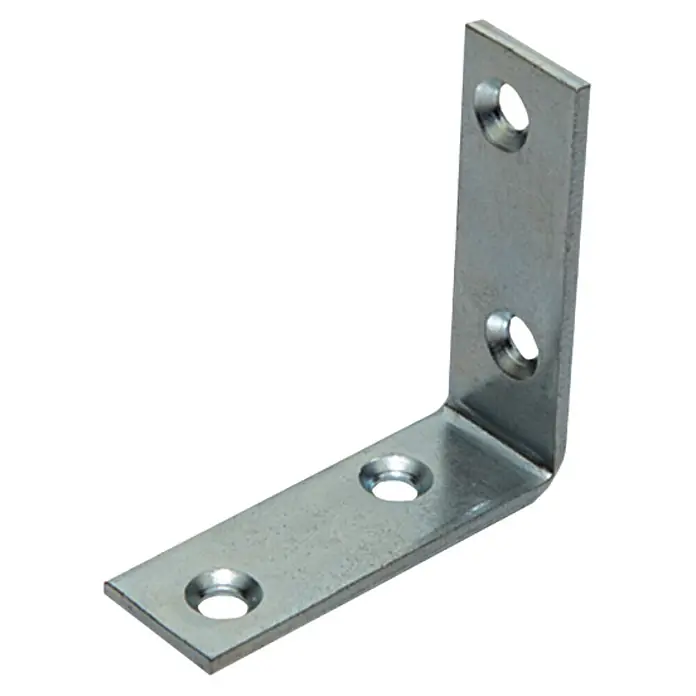 Stabilit Escuadra gruesa - L x An x Al: 100 x 20 x 100 mm, Espesor: 3 mm, 1 ud. - Ángulo de metal con agujeros para montaje. El ángulo de metal garantiza estabilidad y durabilidad en proyectos.