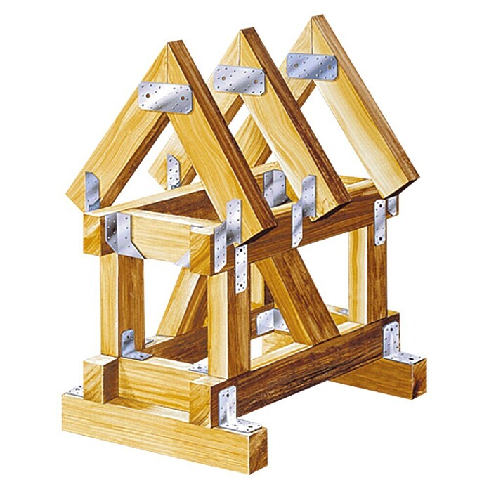 Stabilit Hoekanker (50 x 50 x 40 mm, Staal, 1 stk.)
