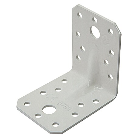 Stabilit Escuadra para cargas pesadas (70 x 70 x 55 mm, Blanco)