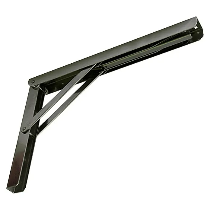 Stabilit Klappkonsole Multi-Line - 400 x 270 x 36 mm, Stahl, Verzinkt - Klappbare Regalhalterung aus Metall, ideal für platzsparende Lösungen. Robuste Konstruktion für vielseitige Anwendungen im Haushalt oder Werkstatt.
