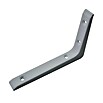 Stabilit Wandkonsole (100 x 20 x 150 mm, Belastbarkeit: 75 kg, Aluminiumdruckguss, Weiß)