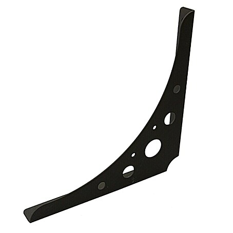 Stabilit Delta Line Konsole (300 x 24,5 x 300 mm, Belastbarkeit: 95 kg, Stahl, Stahlmatt)