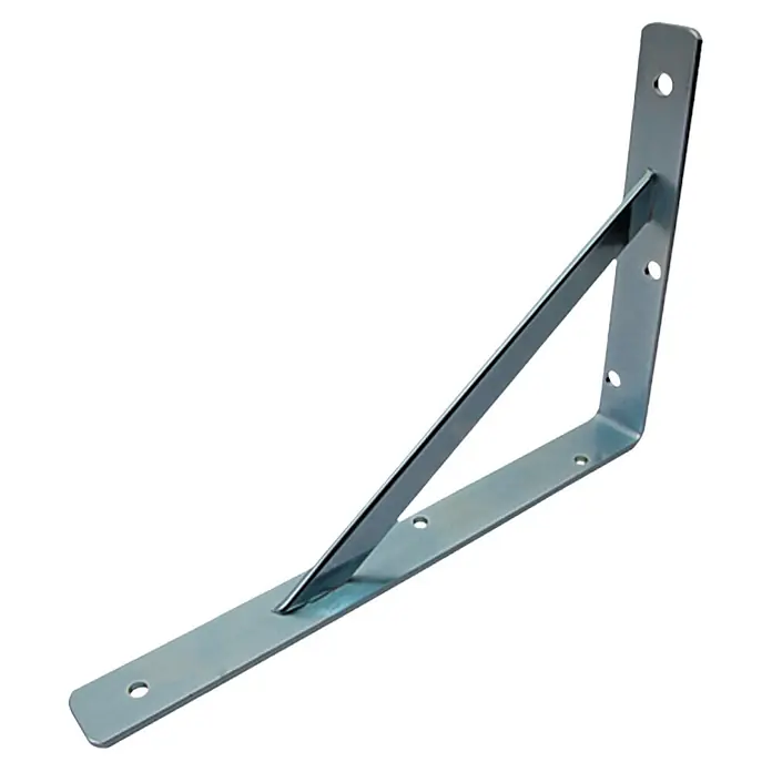 Stabilit Stegkonsole - 300 x 30 x 200 mm, Belastbarkeit: 300 kg, Stahl, Verzinkt - Metallwinkel zur Befestigung von Regalen oder anderen Strukturen. Der Winkel ist stabil und einfach zu montieren.