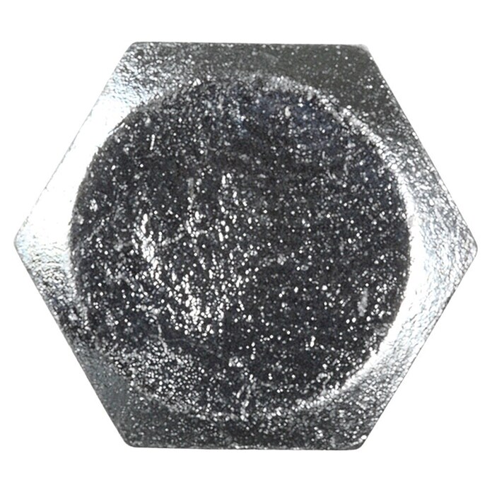 Profi Depot Tornillo para madera VZ con cabeza hexagonal (Ø x L: 10 x 120 mm, 40 uds., Galvanizado, Cabezal hexagonal, Rosca completa)