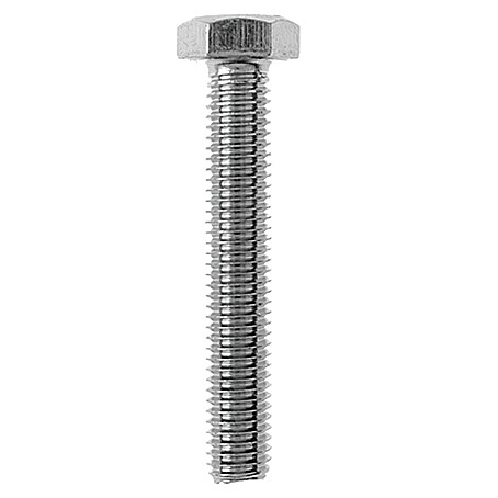 Profi Depot Sechskant-Gewindeschraube (Ø x L: 8 x 30 mm, 50 Stk., Verzinkt, Sechskantkopf, Vollgewinde)