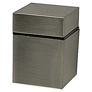 Duraline Modern Wandregalhalter-Set Cube (Belastbarkeit: 20 kg, Nickel matt)